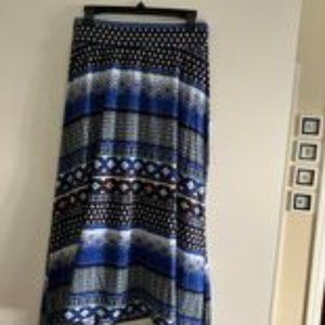 Joe B elastic waist cotton skirt size Large